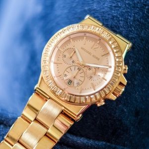 MICHAEL KORS Women's Rose Gold Chronograph Watch